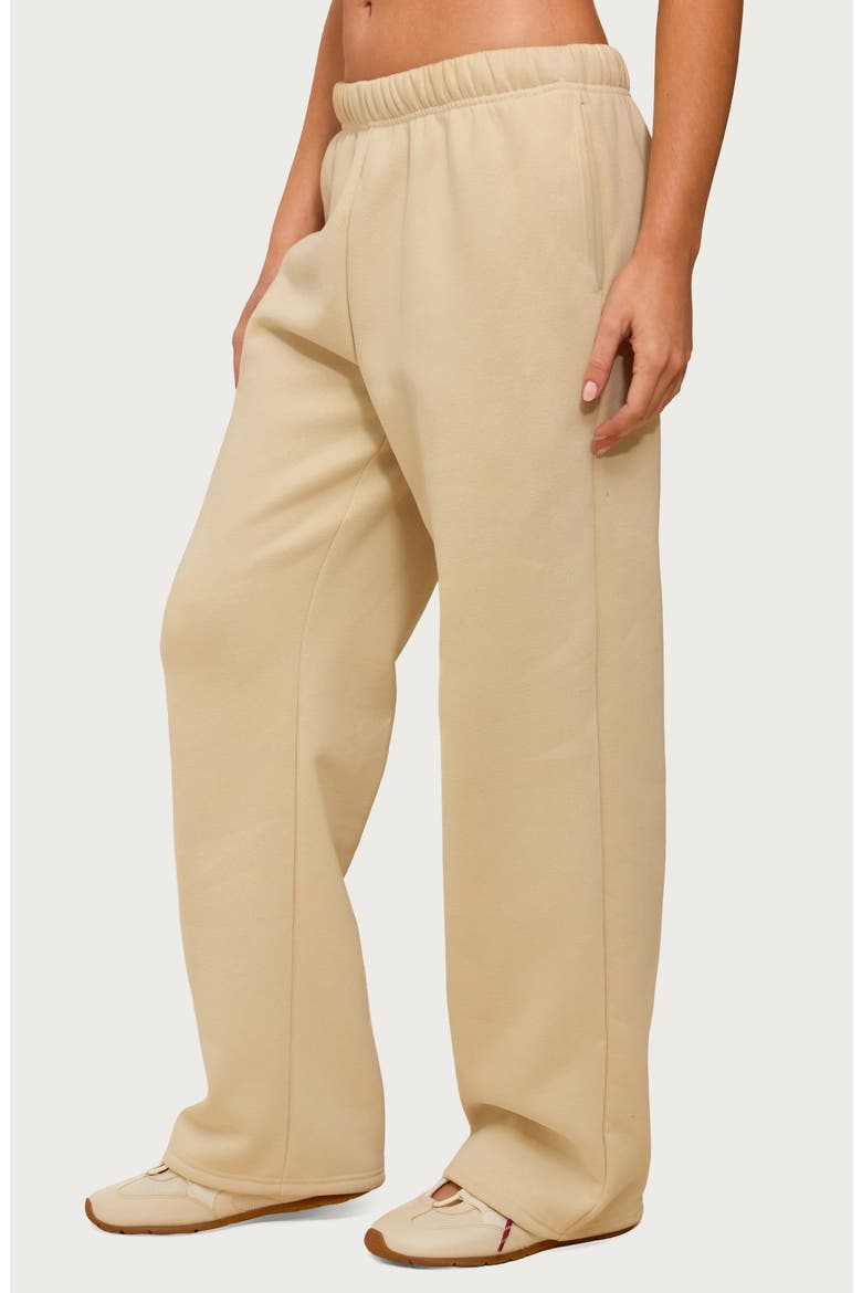 Kyrie Cotton Blend Sweatpants, Alternate, color, BEIGE