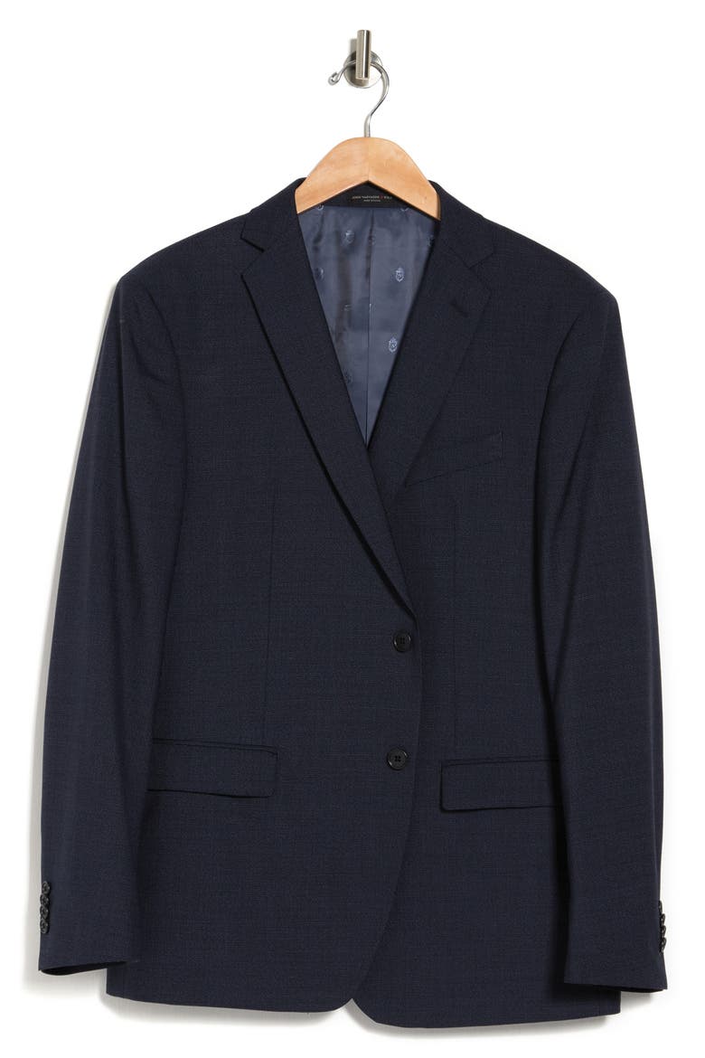 Two Button Notch Lapel Blazer, Alternate, color, NAVY