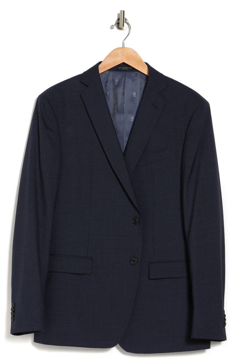 John Varvatos Two Button Notch Lapel Blazer, Alternate, color, Navy