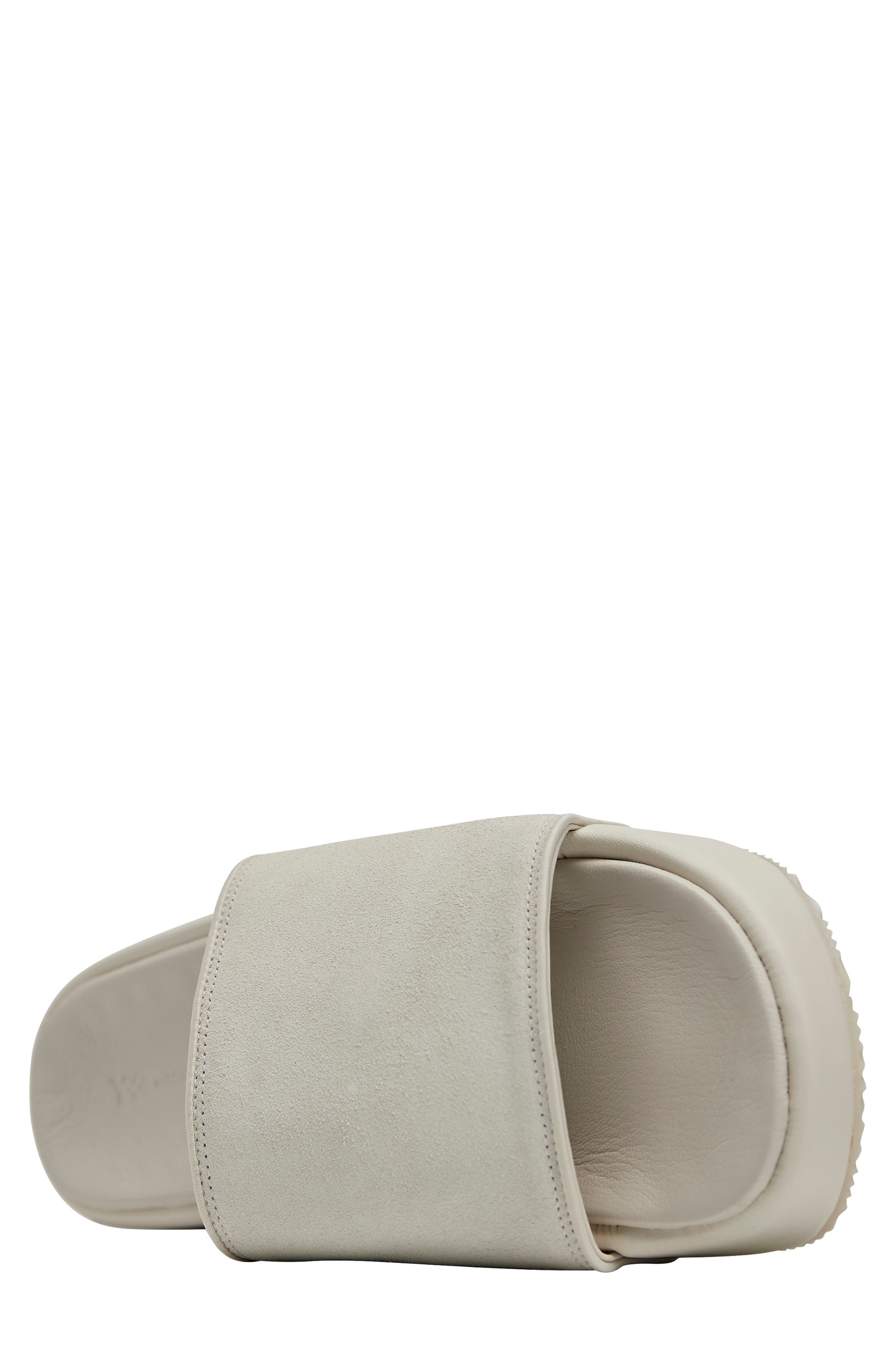 Y-3 Leather Slide Sandal, Alternate, color, 
