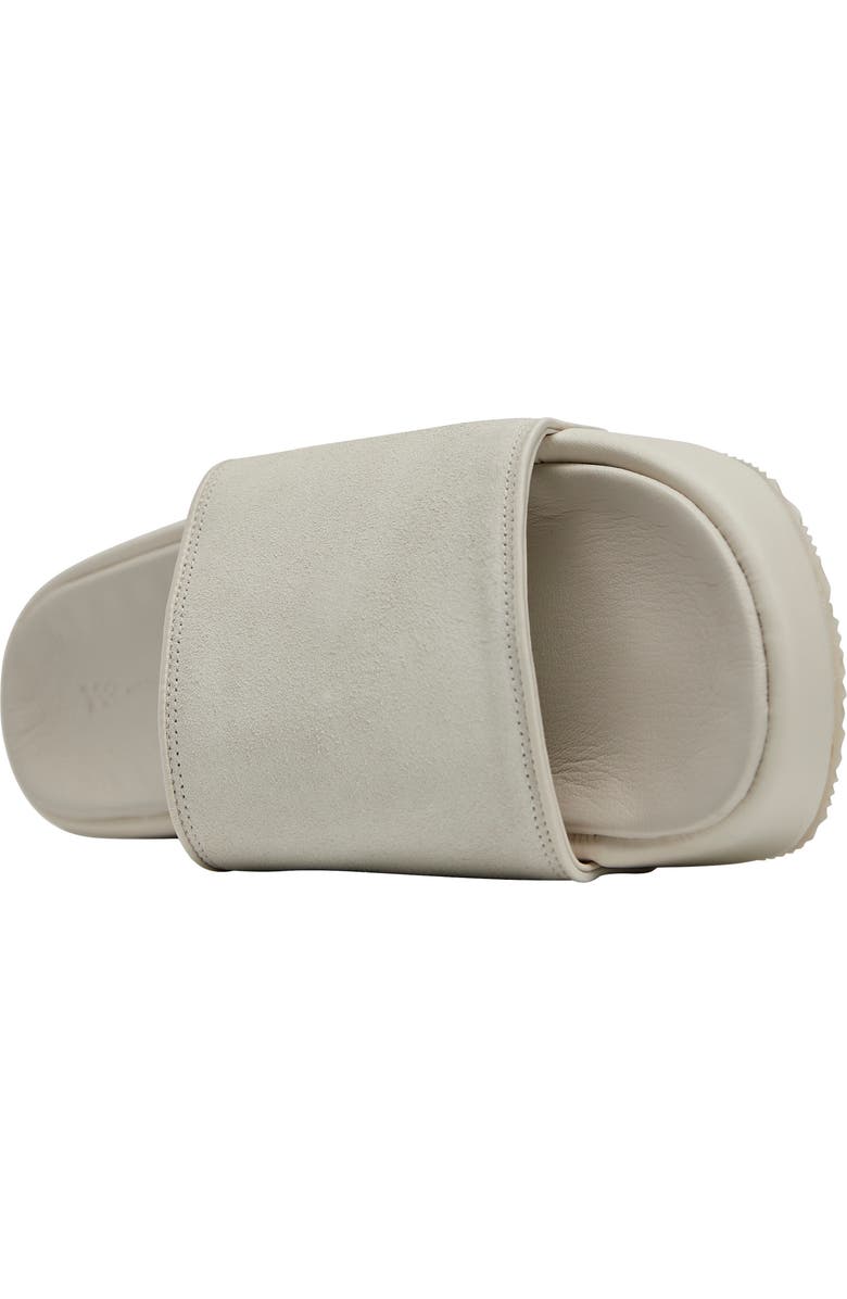 Y-3 Leather Slide Sandal, Alternate, color,