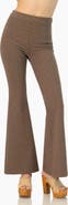 IVONNE Geometric Jacquard Flared Pants