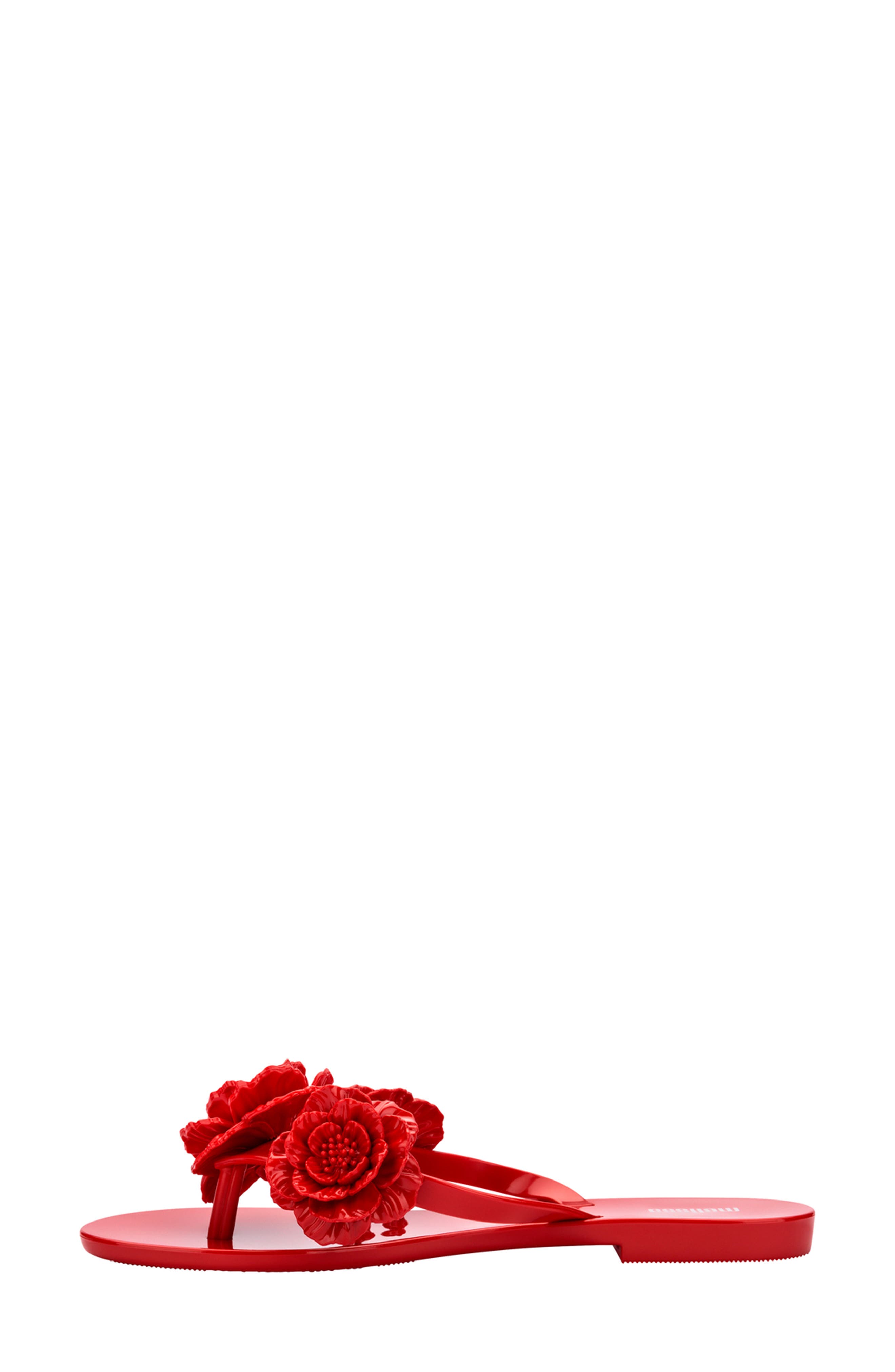 Harmonic Springtime Flip Flop, Alternate, color, RED