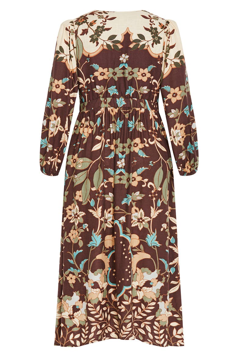 Florence Long Sleeve Maxi Dress, Alternate, color, FOREVER FLORENCE