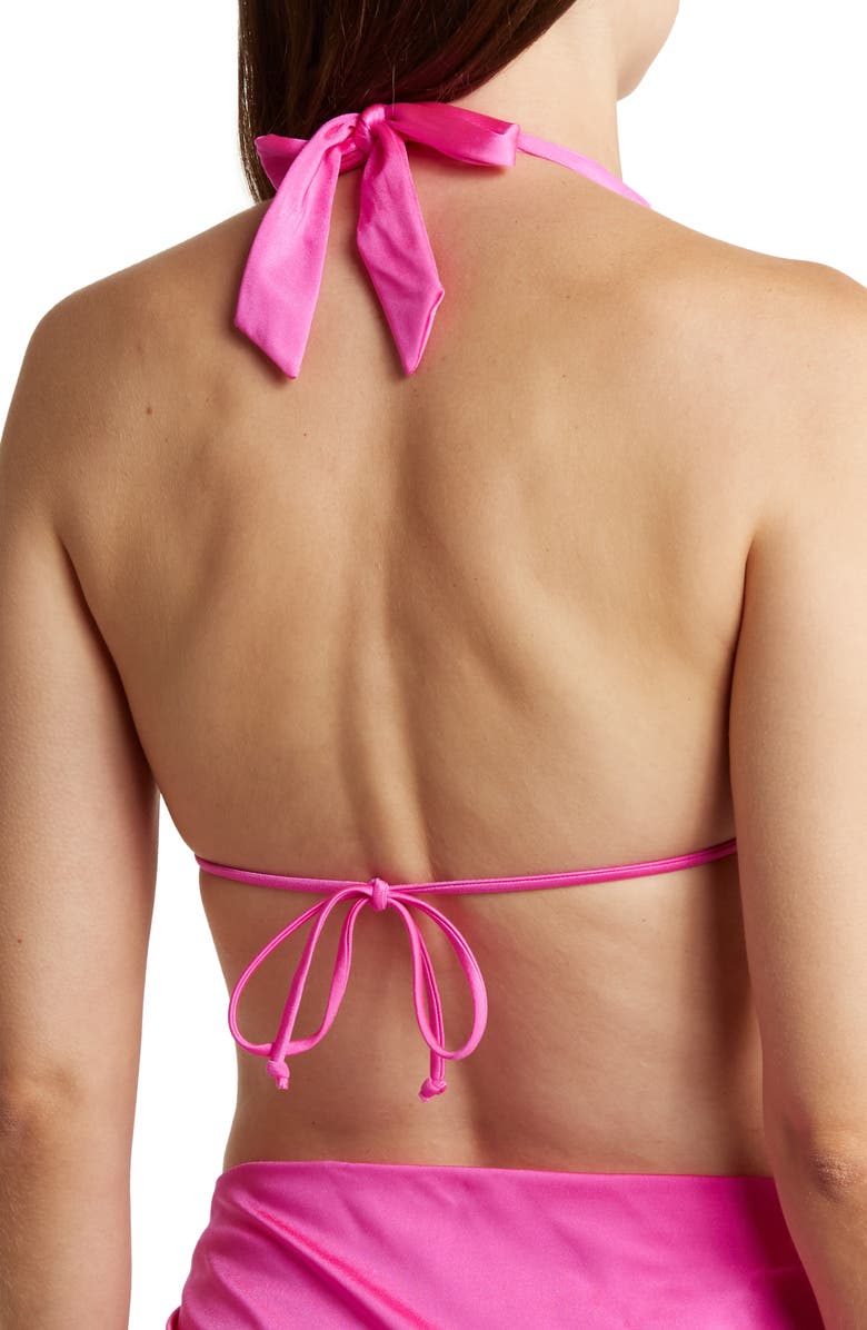 VYB Butter Up Halter Bikini Top, Alternate, color, 