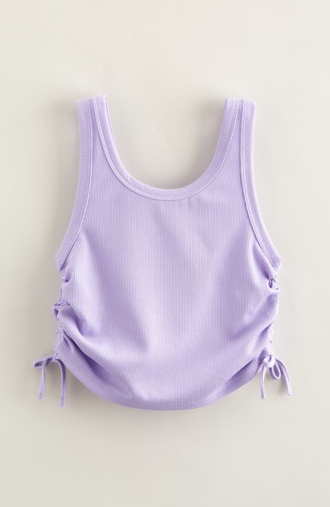 Kids' Ruched Side Tie Tank (Little Kid & Big Kid)