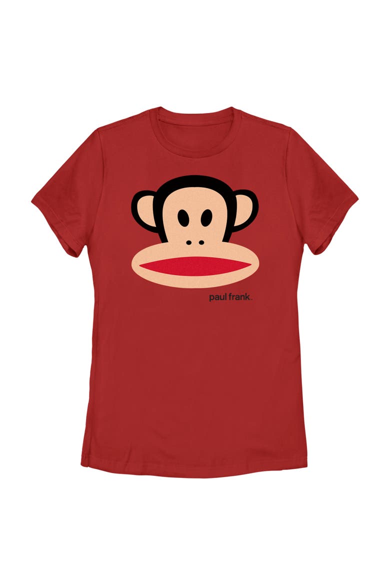 Women's Paul Frank Large Julius  Graphic T-Shirt, Main, color, Red
