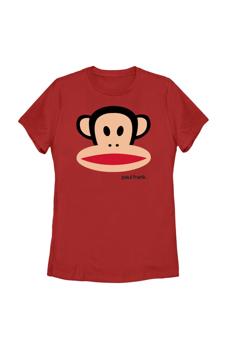 Paul Frank Women's Paul Frank Large Julius  Graphic T-Shirt, Main, color, Red