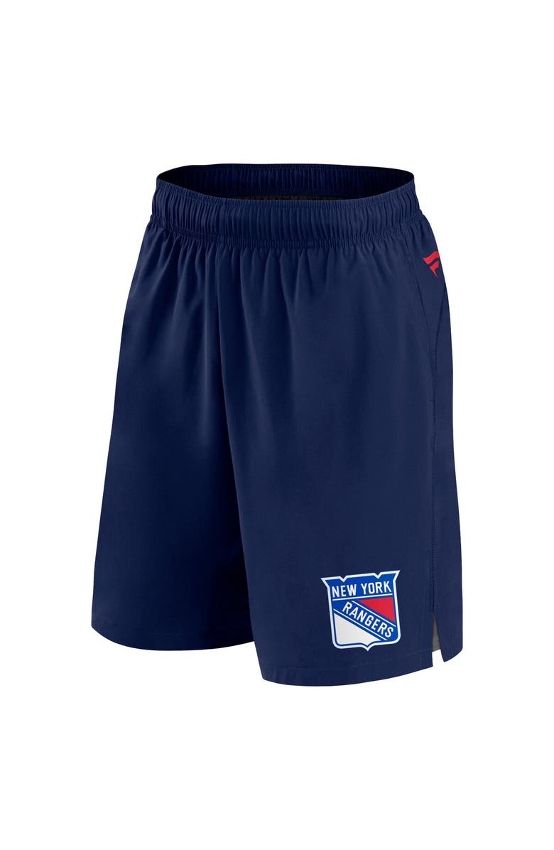 FANATICS Men's Fanatics Branded Navy New York Rangers Authentic Pro Tech Shorts, Alternate, color, Navy