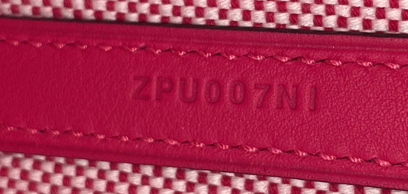 Pre-Owned Hermes Cabas H en Biais Tote Canvas with Leather 27, Alternate, color, Framboise