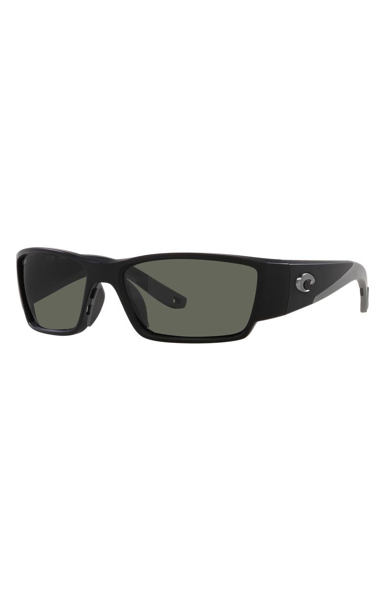 Costa Del Mar Corbina Pro 61mm Rectangular Sunglasses, Alternate, color, Matte Black