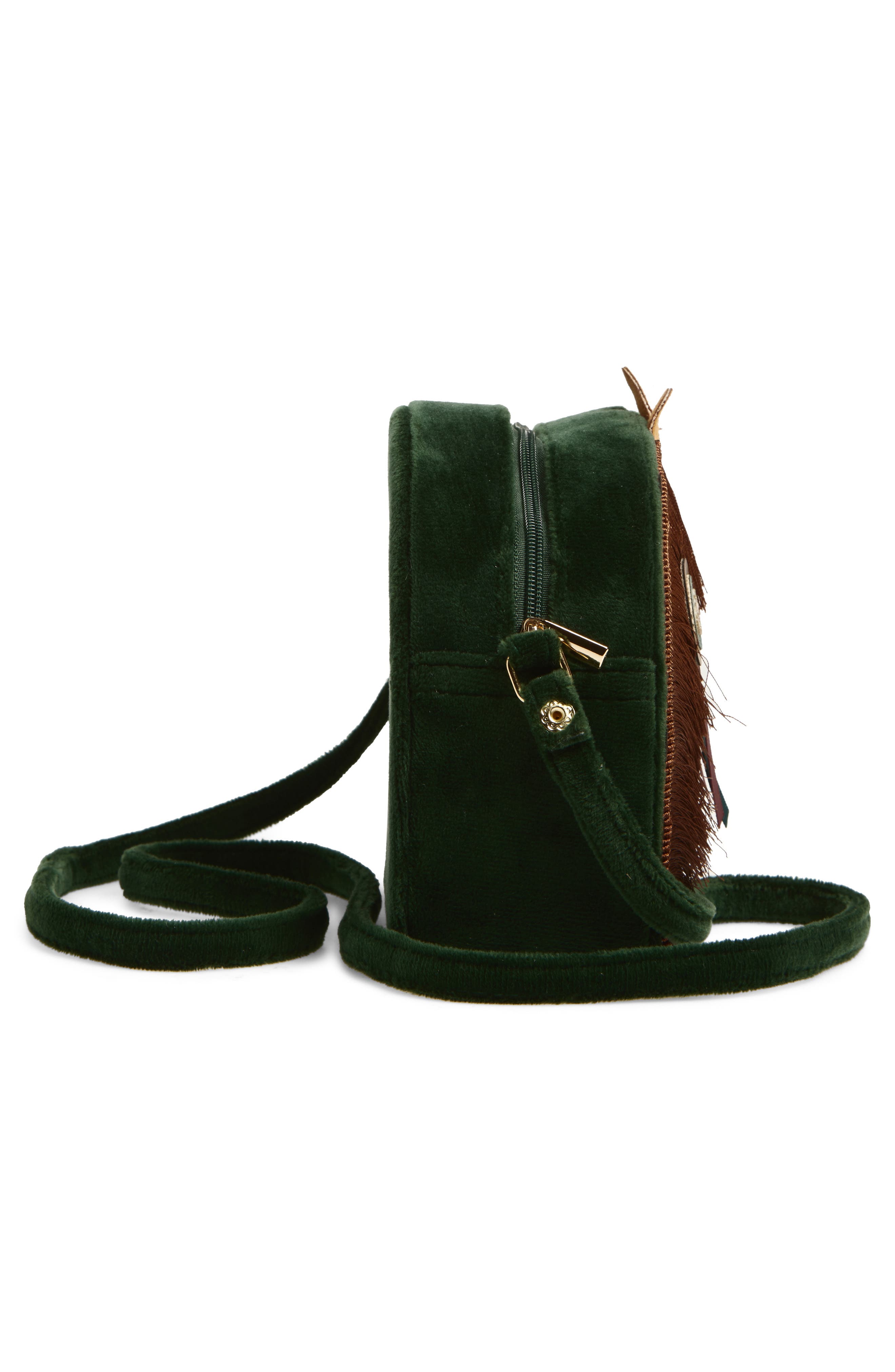 Mimi 
Lula Kids
 Pony Pal Velvet Crossbody Bag, Alternate, color, 