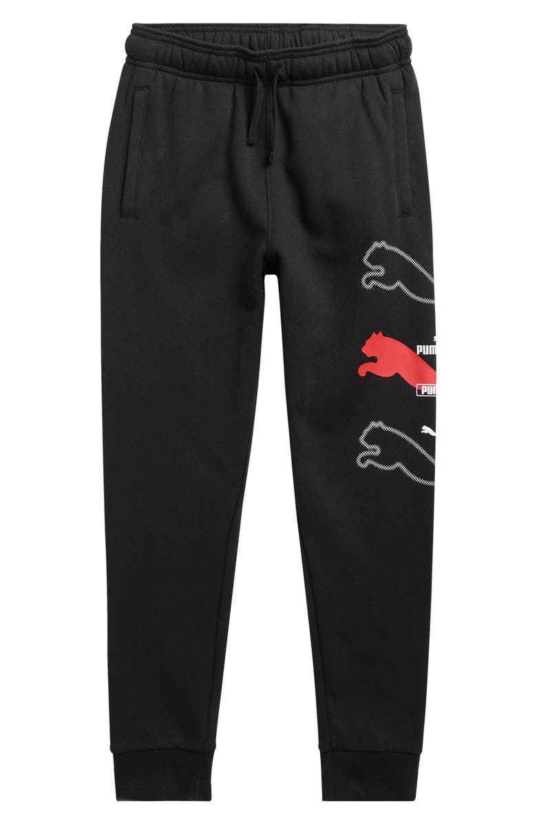 PUMA Kids' Logo Lab Fleece Joggers, Main, color,