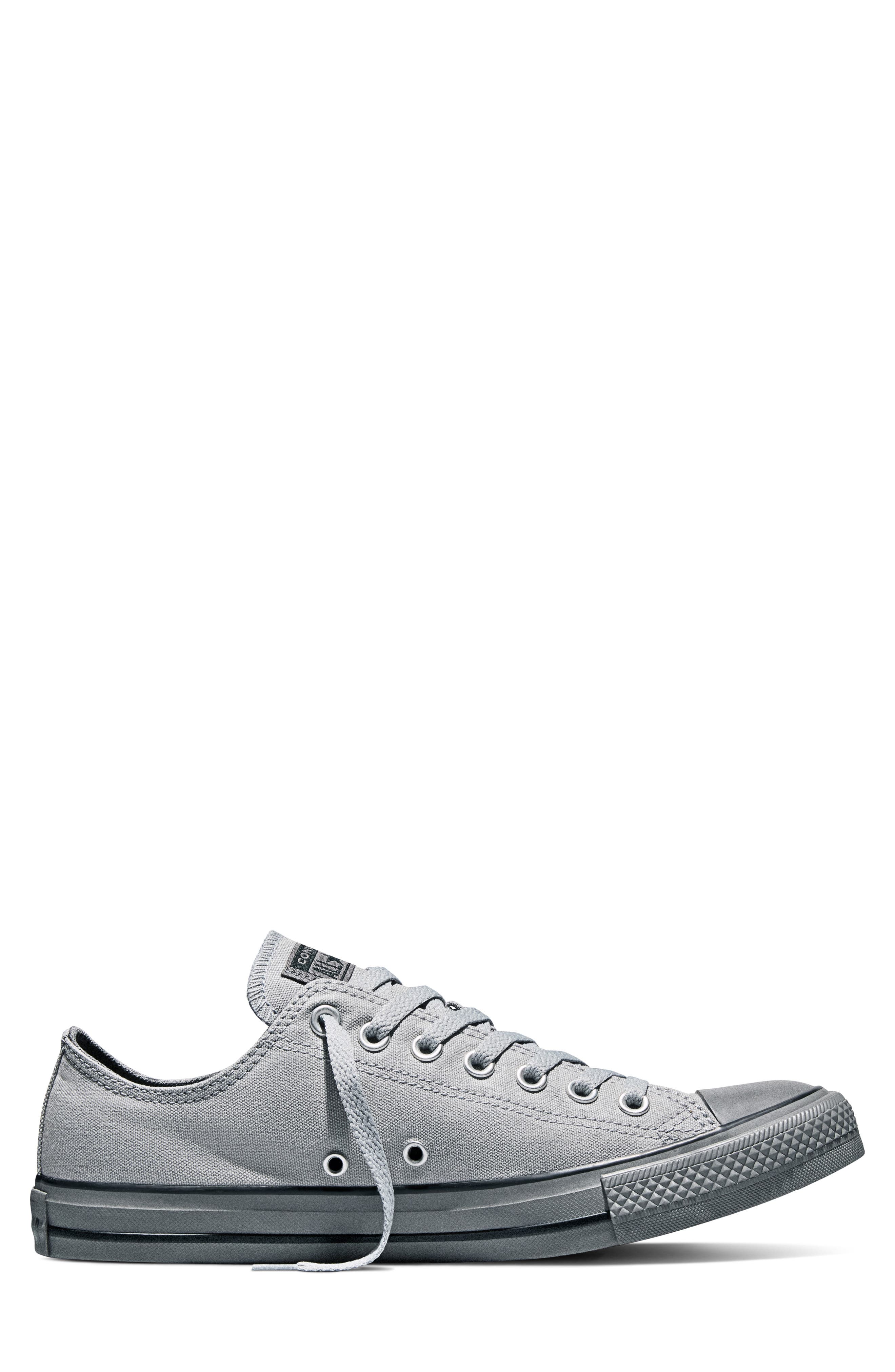 Converse Chuck Taylor<sup>®</sup> All Star<sup>®</sup> Color Pop Low Top Sneaker, Alternate, color, Grey Area/ Darker Grey/ Black