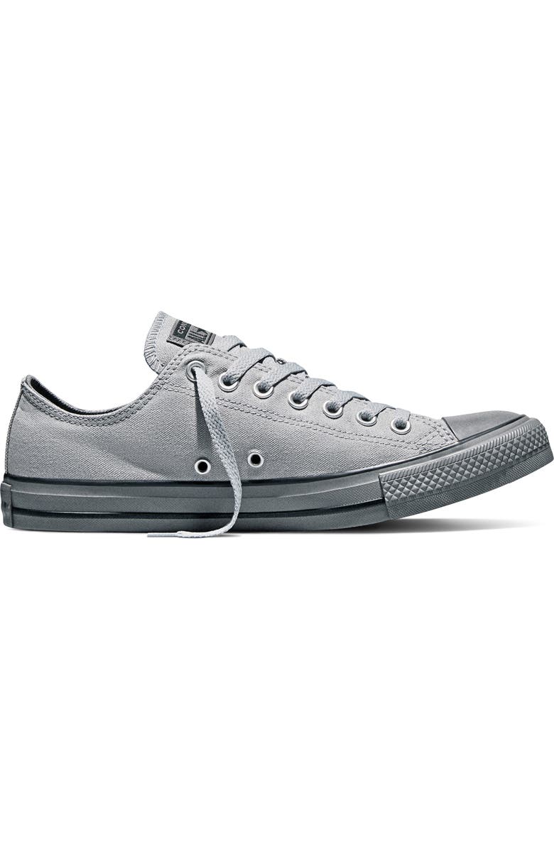 Converse Chuck Taylor<sup>®</sup> All Star<sup>®</sup> Color Pop Low Top Sneaker, Alternate, color, Grey Area/ Darker Grey/ Black