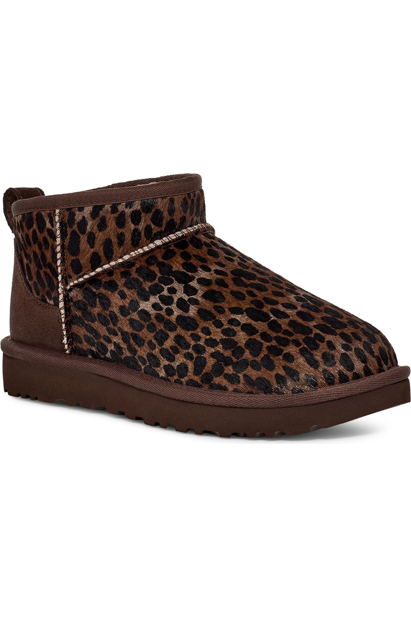 Preppy Mini Rug UGG® Classic Ultra Mini Caspian Genuine Calf Hair Bootie (Women ...