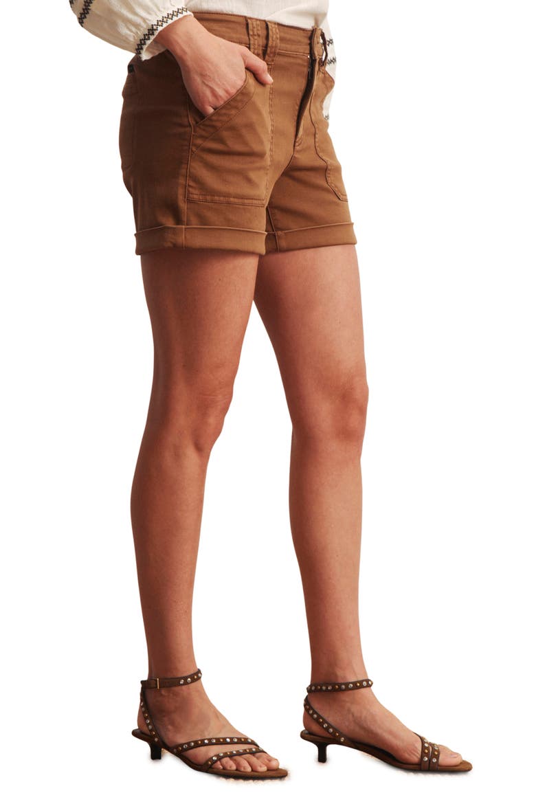 Wander On Denim Shorts, Alternate, color, TOASTED COCONUT BROWN
