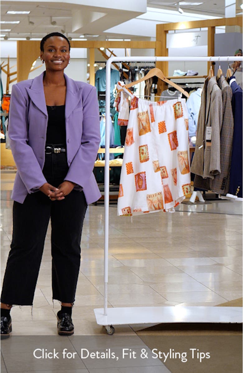 Mellie One-Shoulder Romper, sales video thumbnail