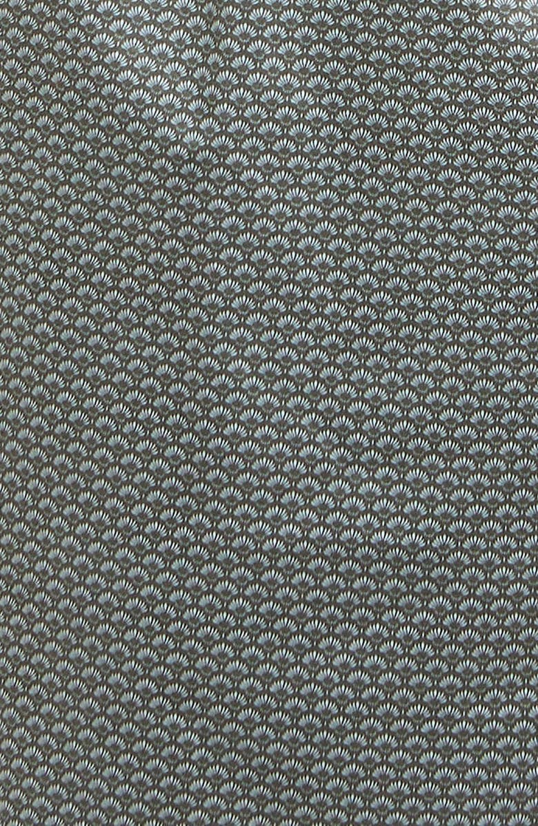 Barbour Tailored Fit Shell Print Short Sleeve Cotton Button-Down Shirt, Alternate, color, Olive