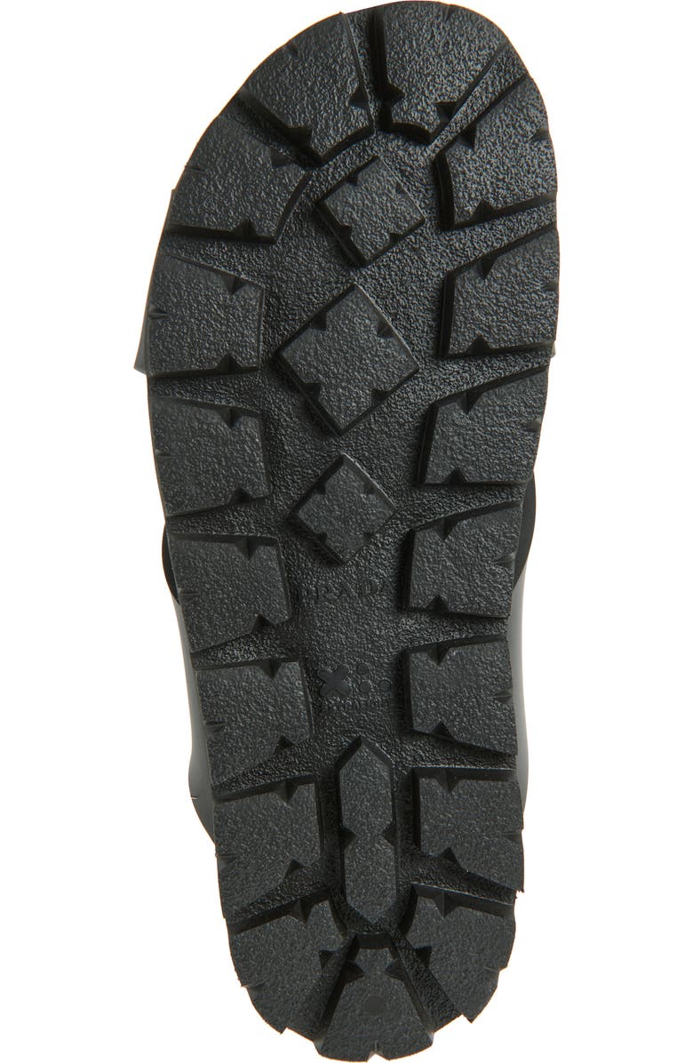 Prada Cross Strap Slide Sandal, Alternate, color, Nero