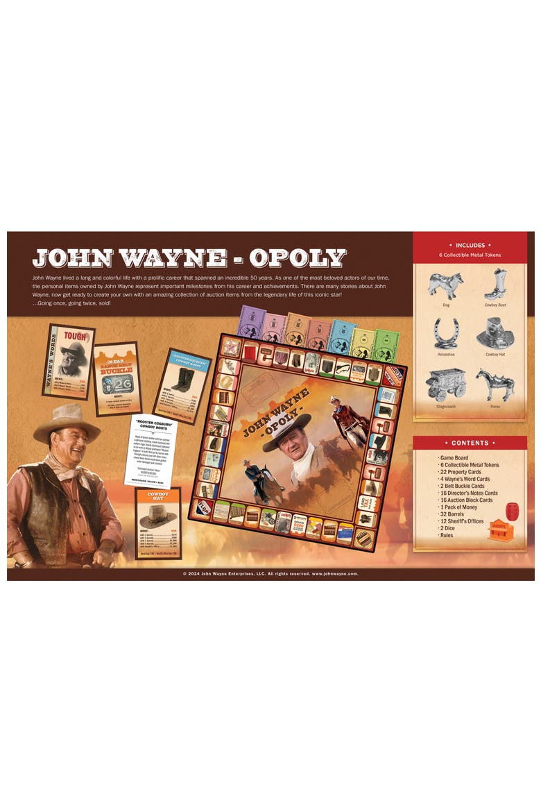 John Wayne Opoly, Alternate, color, Multicolor