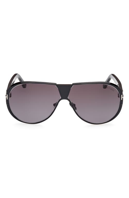 Tom Ford Vincenzo 64mm Pilot Sunglasses
