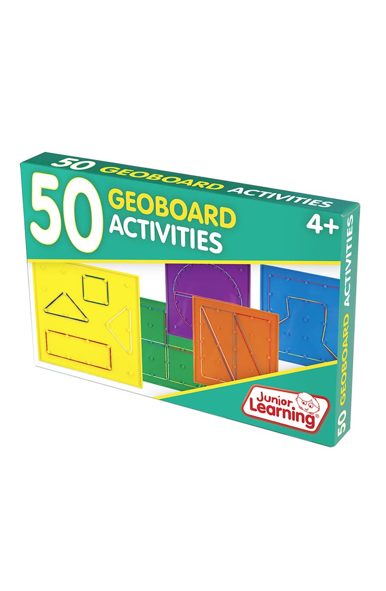 Junior Learning 50 Geoboard Activities, Alternate, color, Multicolored