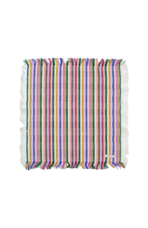 Archive New York Valentina Party Napkins, Set Of 4 In Rainbow