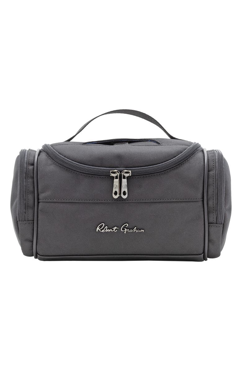 Robert Graham Maverick Hanging Dopp Kit, Main, color, Black