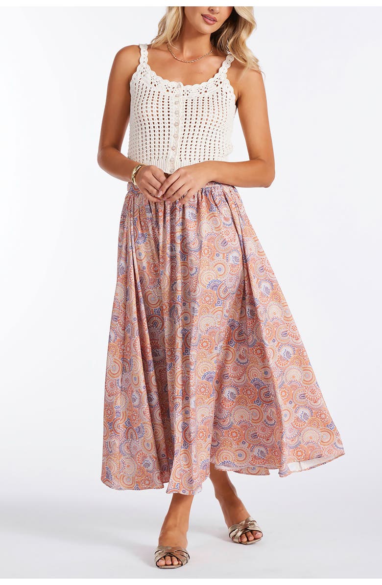 Bishop + Young Keena Open Crochet Sweater Tank, Alternate, color, Shell