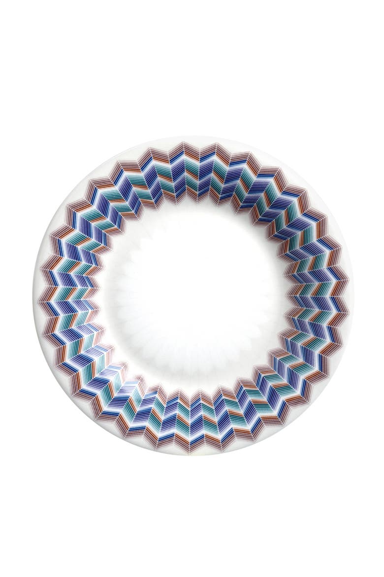 Bread and Butter Plates ZIG ZAG Set of 6  Jarris 148 diam. 6", Main, color, Multicolor