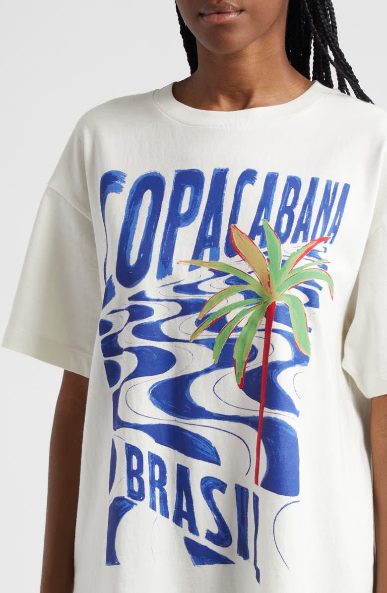 FARM Rio Copacabana Oversize Cotton Graphic T-Shirt, Alternate, color, 