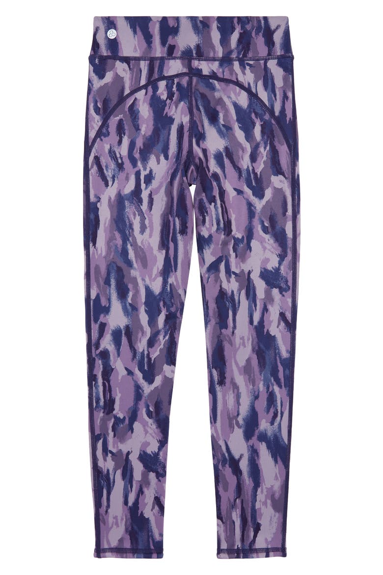Live In Reversible Yoke Leggings, Alternate, color, PURPLE MULLED AMELIA PRINT
