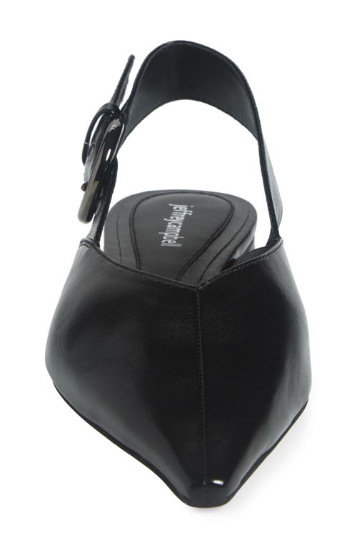 JEFFREY CAMPBELL JEFFREY CAMPBELL SCONE SLINGBACK POINTED TOE FLAT