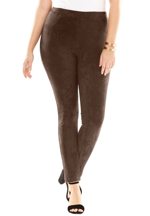 Faux Suede Legging