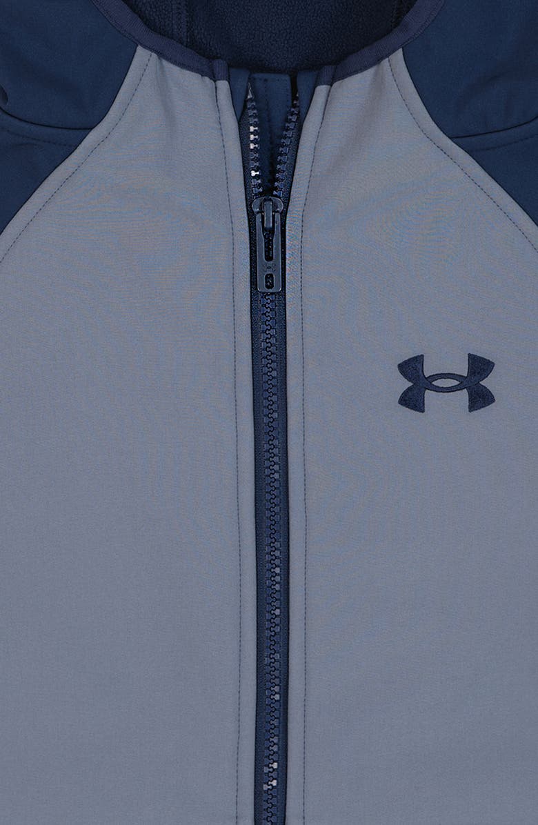 Under Armour Kids' Sim Softshell Water Resistant Jacket, Alternate, color, Downpour Gray