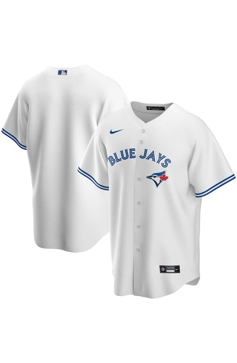Nike Men's Nike White Toronto Blue Jays Home Replica Team Jersey, Main, color, 