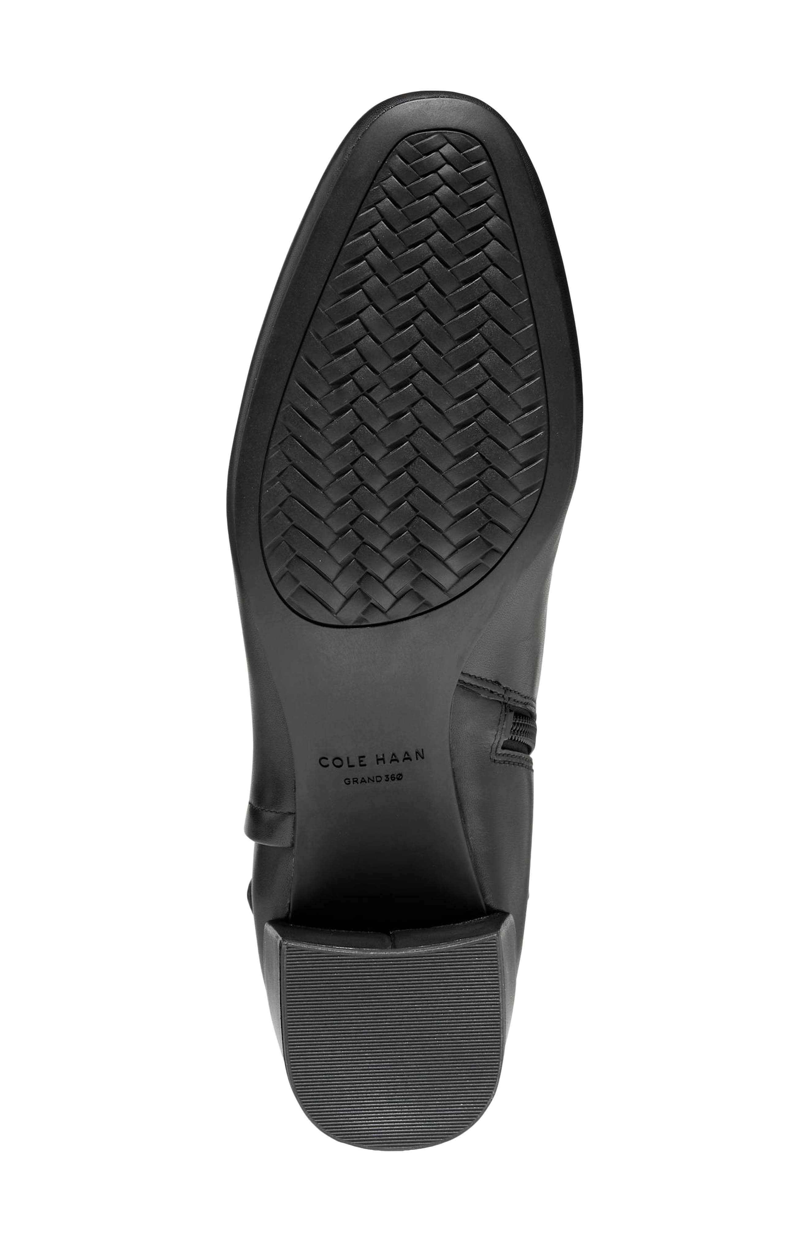 Go-To Suzanne Leather Bootie, Alternate, color, BLACK LTHR