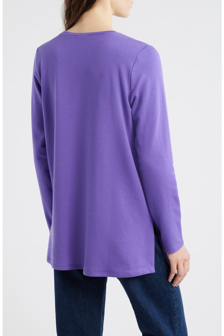 Crewneck Terry Tunic, Alternate, color, ULTRAVIOLET