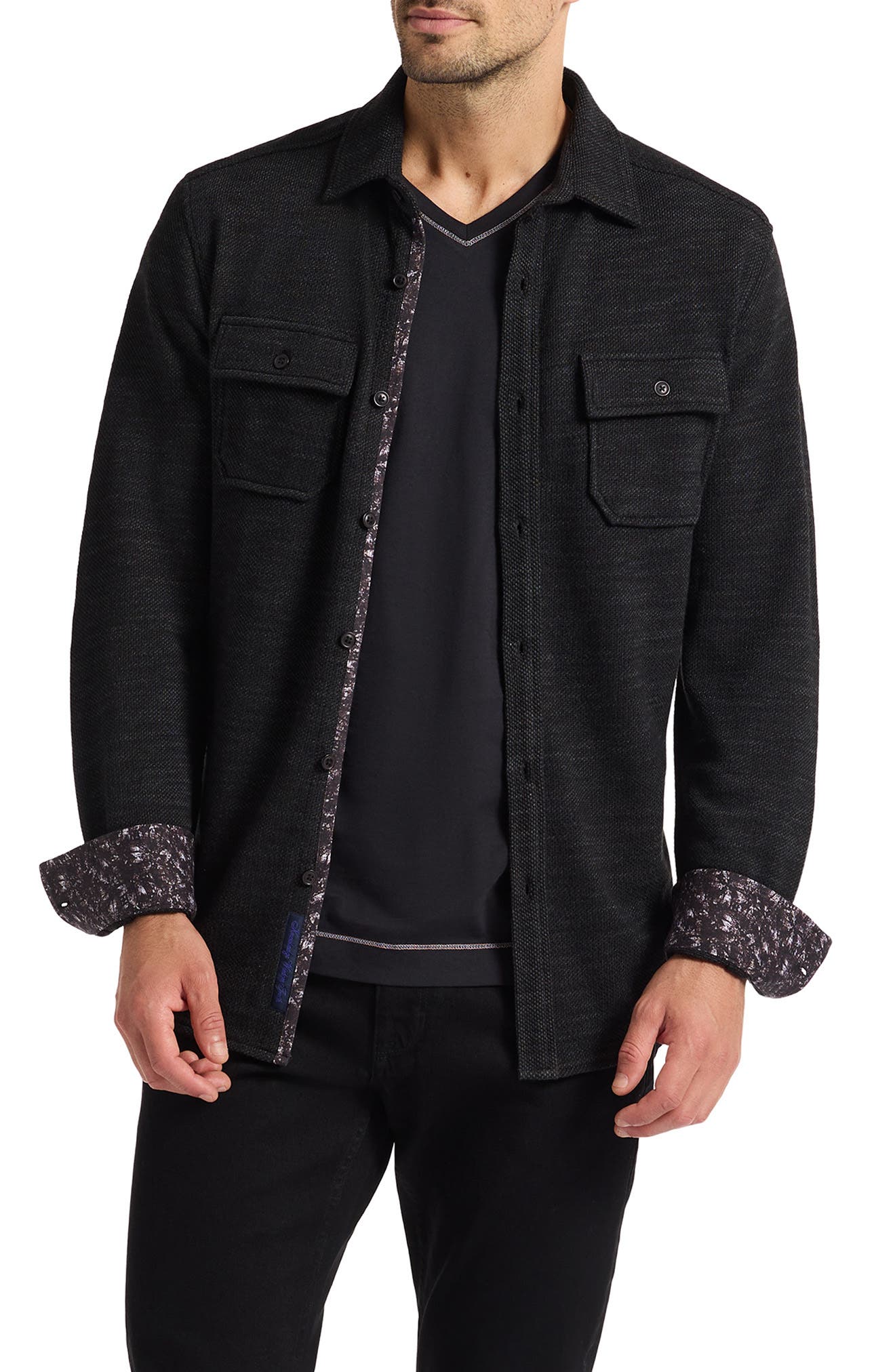 Robert Graham Wayne Long Sleeve Knit Shirt