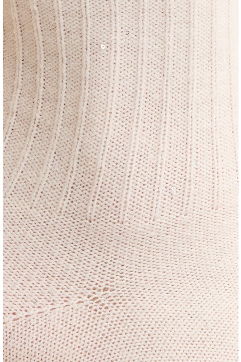 Sparkle Crew Socks, Alternate, color, IVORY