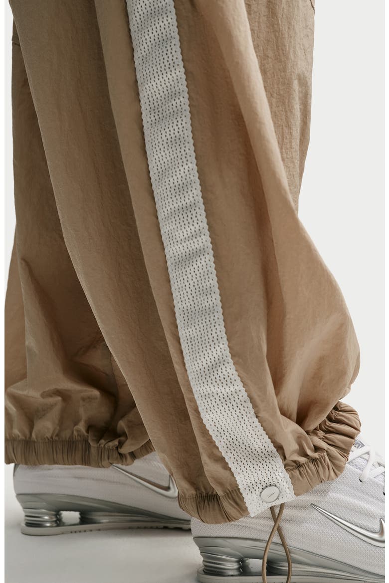 Wide Leg Woven Tech Pants, Alternate, color, PARACHUTE BEIGE/ SAIL