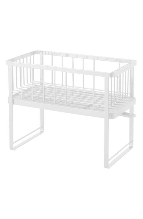 Two-Level Dish Drainer Rack