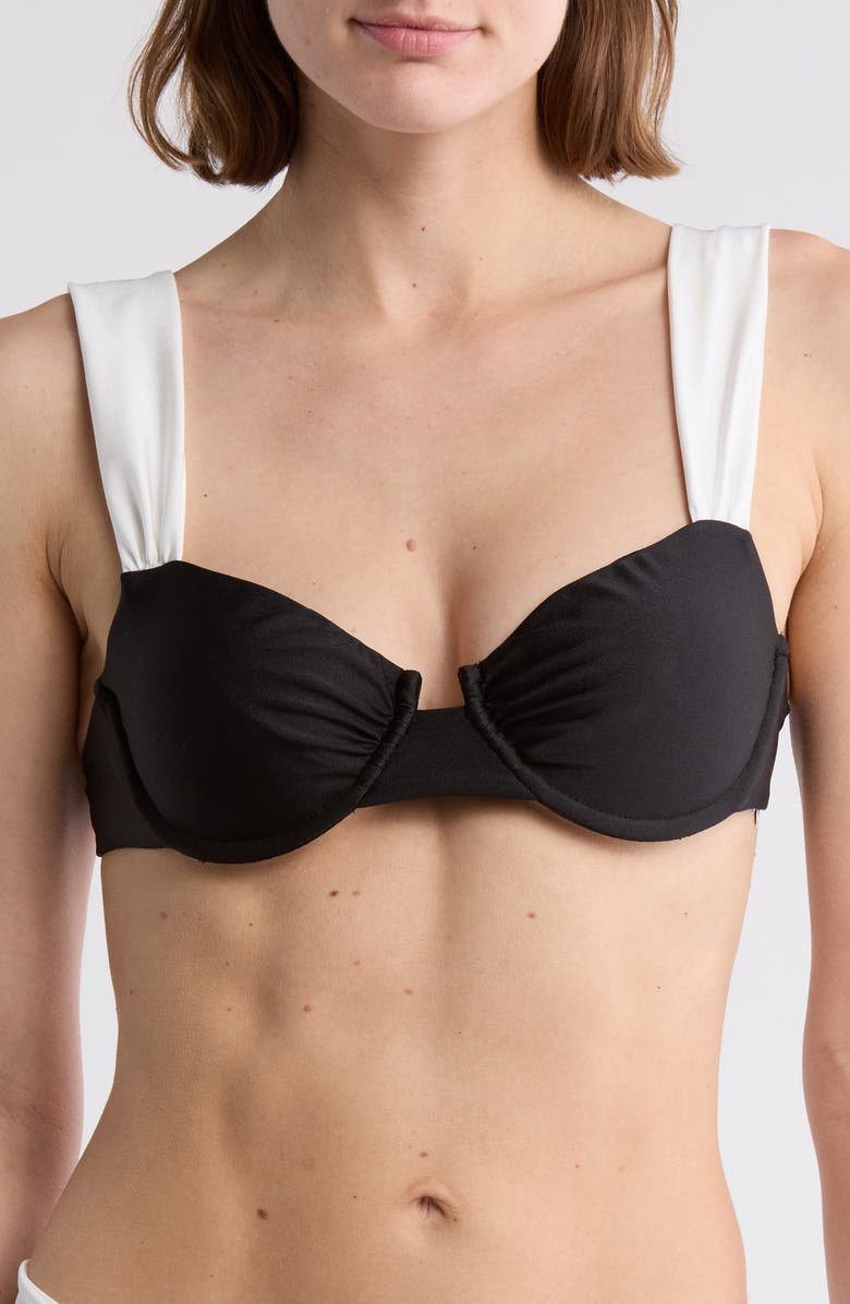 Dippin Daisys Roma Bikini Top, Main, color, 