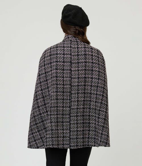 Smak Parlour Savile Row Cape Coat In Black