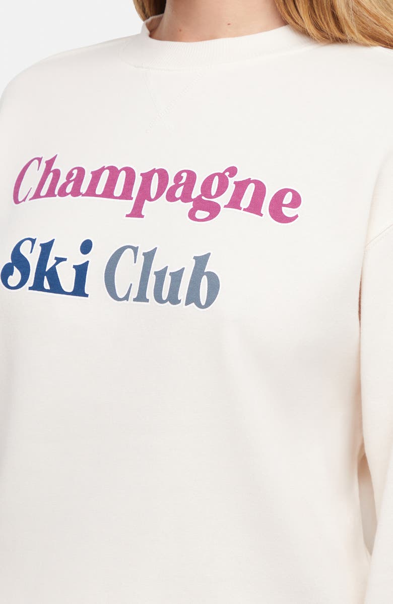 Wildfox Ski Club Plaid Pajamas, Alternate, color, Eggnog