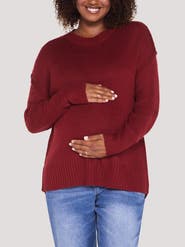 MOTHERHOOD MATERNITY Crew Neck Long Sleeve Sweater