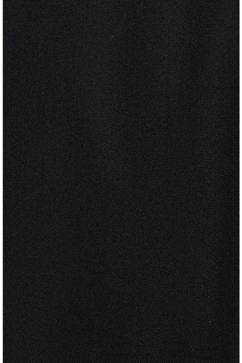Kids' Flat Front Black Stretch Twill Dress Pants, Alternate, color, BLACK