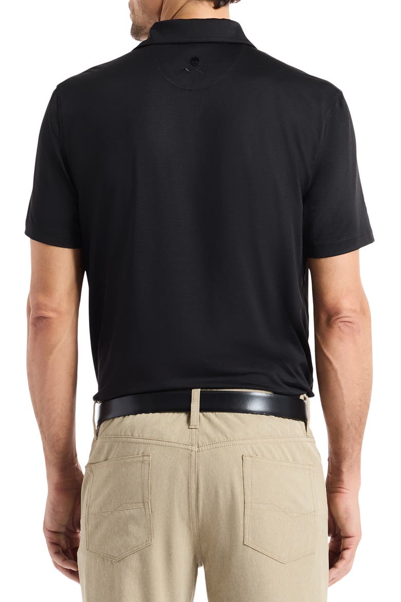 Canto Knit Polo, Alternate, color, BLACK