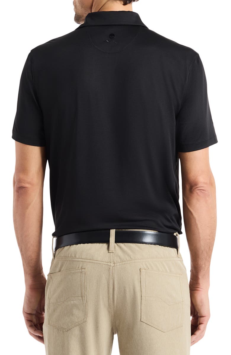 Robert Graham Canto Knit Polo, Alternate, color, Black
